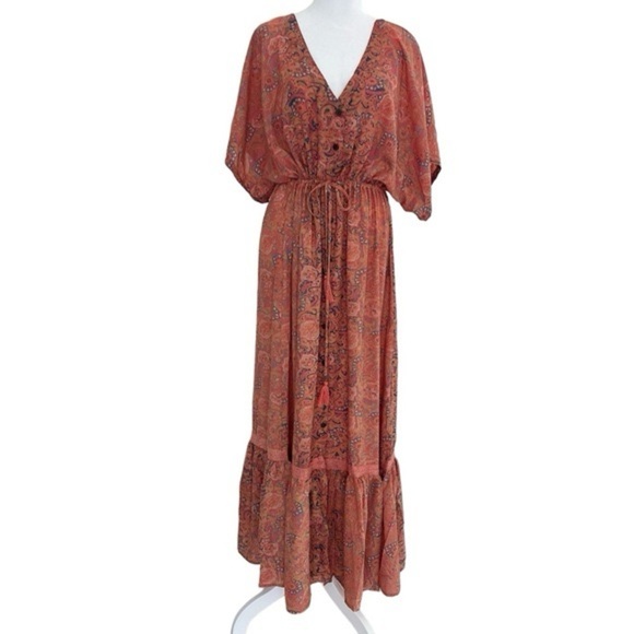 Anthropologie Boemo Floral Paisley Dress - Picture 1 of 11
